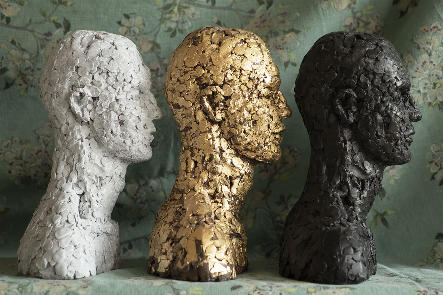 3 Heads (2) — sculpture d'Allel Driss
